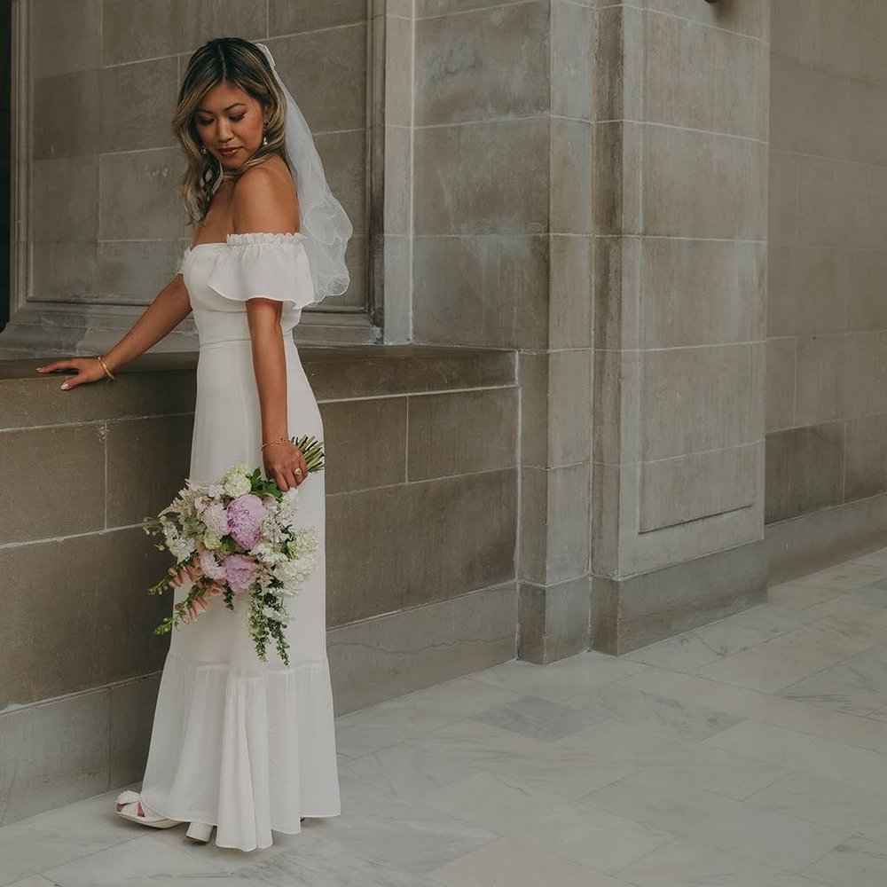 Reformation Butterfly Dress (Ivory)